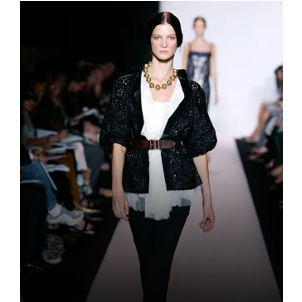 Showstopper! Vera Wang Haute Golden Bauble Necklace and Bracelet set